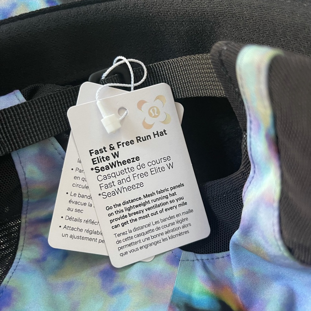 COPY - Lululemon Fast & Free Run Hat Elite Seawheeze NEW - Picture 6 of 9